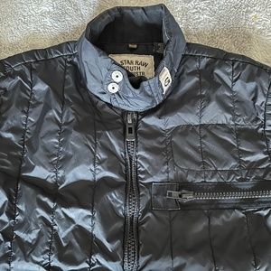 G-star Raw black overshirt light jacket with zipper size M (Medium)